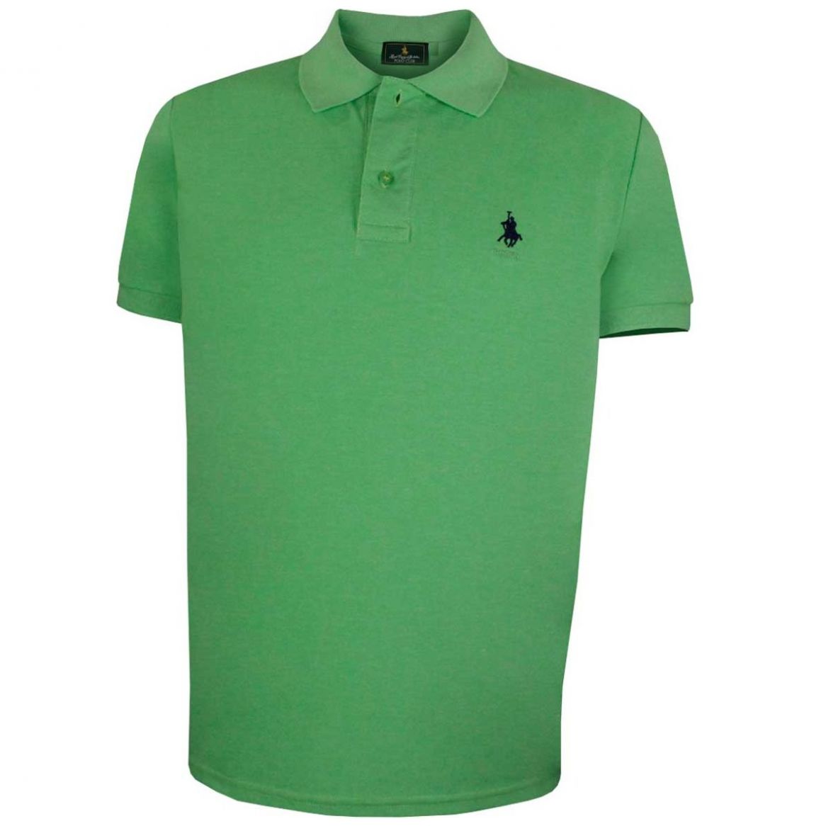 Playera Talla Plus Polo Manga Corta Jaspe Verde M Rcb Polo Club Modelo Elo 104Bpmzna para Hombre