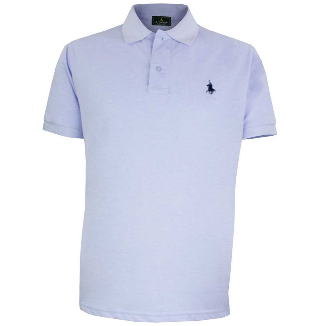 Playera Talla Plus Polo Manga Corta Jaspe Cielo Rcb Polo Club Modelo Elo 104Bpcielo para Hombre