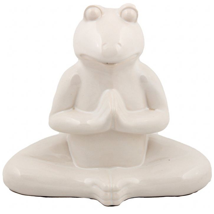 Home Nature Rana Meditando de Cerámica