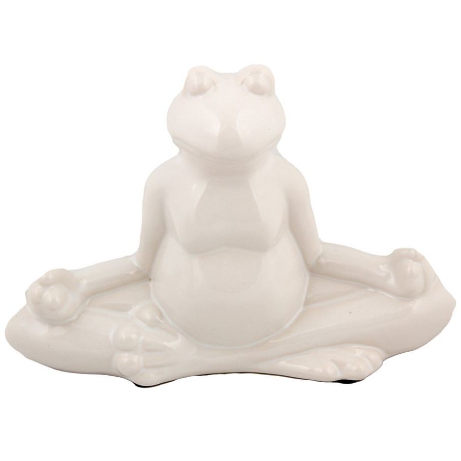 Home Nature Rana Meditando de Cerámica