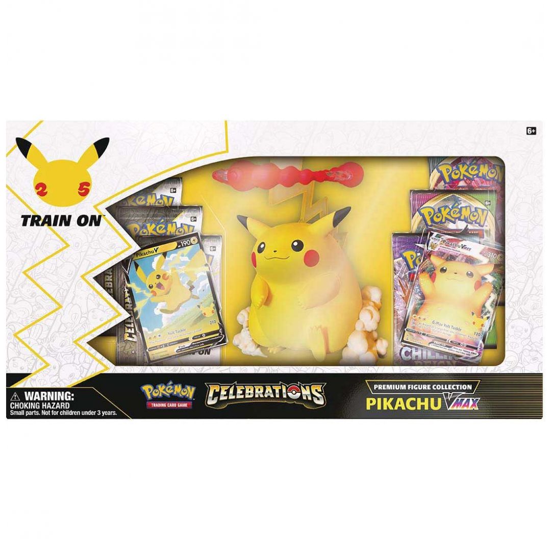Pokemon Tcg Celebrations Premium Figure Collection Pikachu Vmax