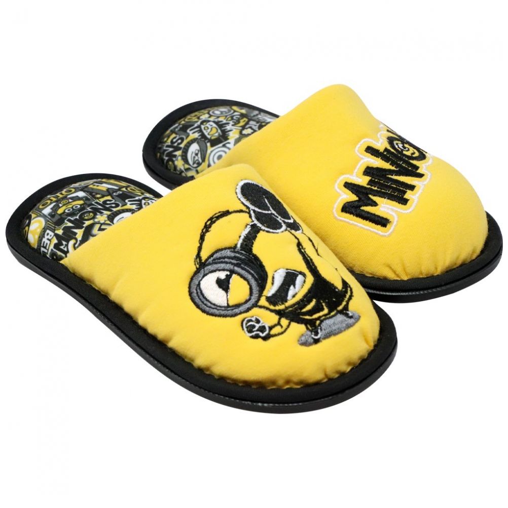 Pantufla Salto de Cama Amarillo Minions para Niño