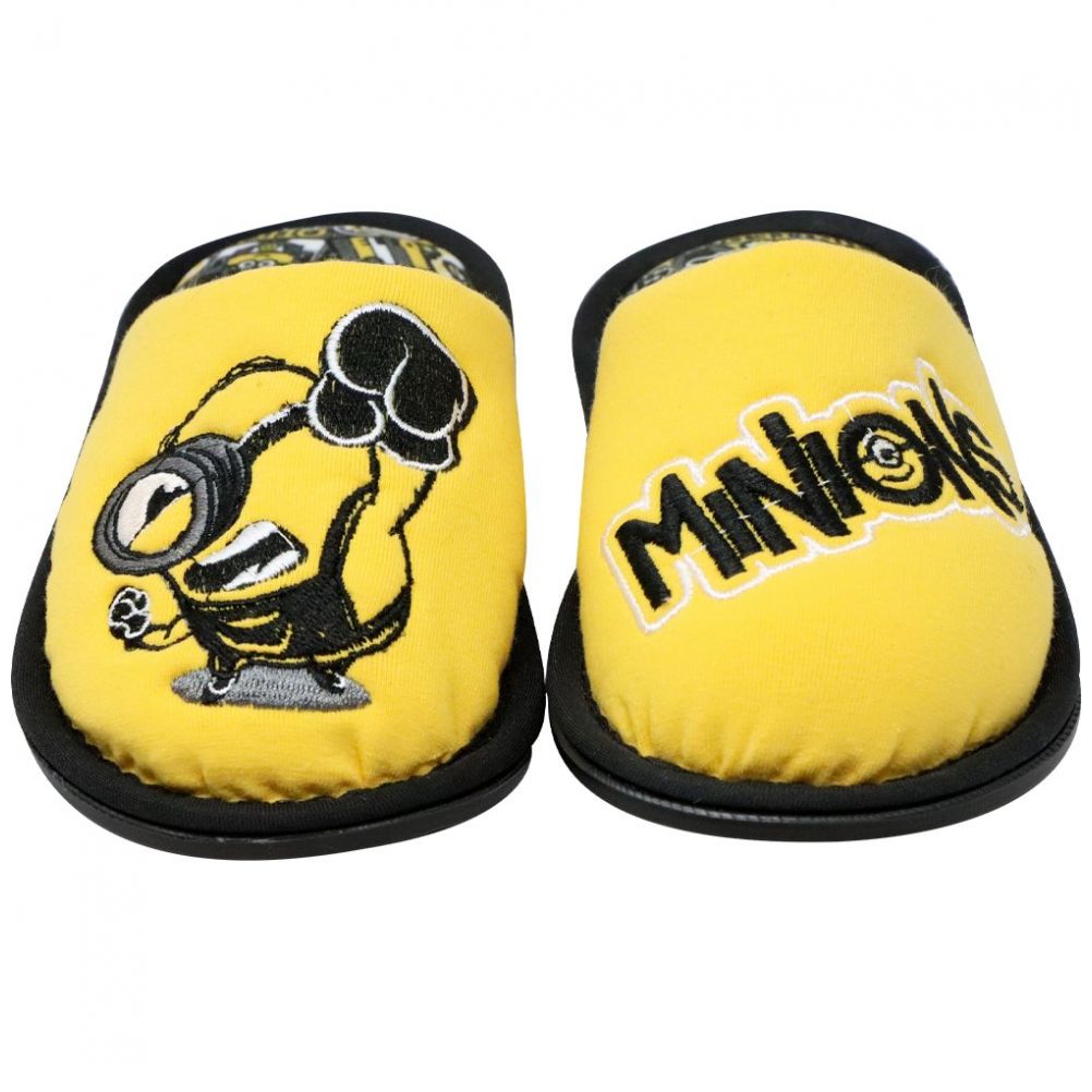 Pantufla Salto de Cama Amarillo Minions para Niño