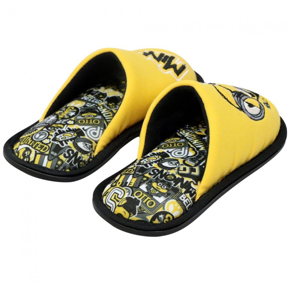 Pantufla Salto de Cama Amarillo Minions para Niño