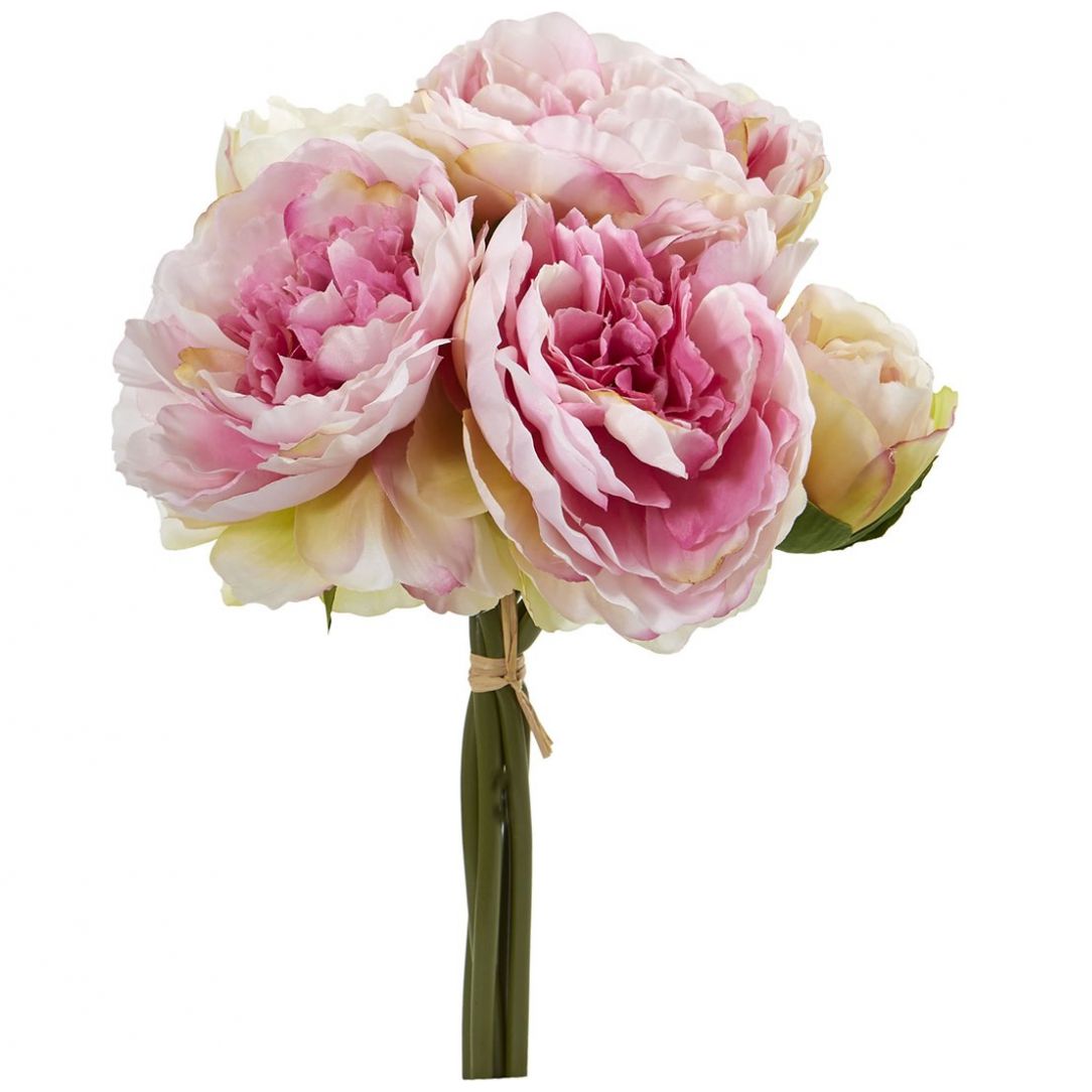 Ramo Peonias Rosas Nearly Natural