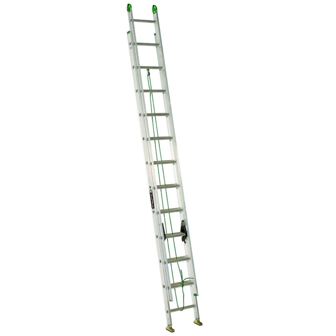 Escalera de Extensión de Aluminio de 24 Escalones Tipo II Uso Profesional Cuprum