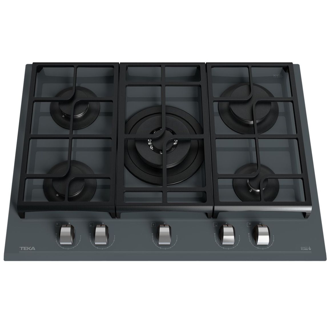 Parrilla Cristal Gas Urban Color Stone Gray Teka