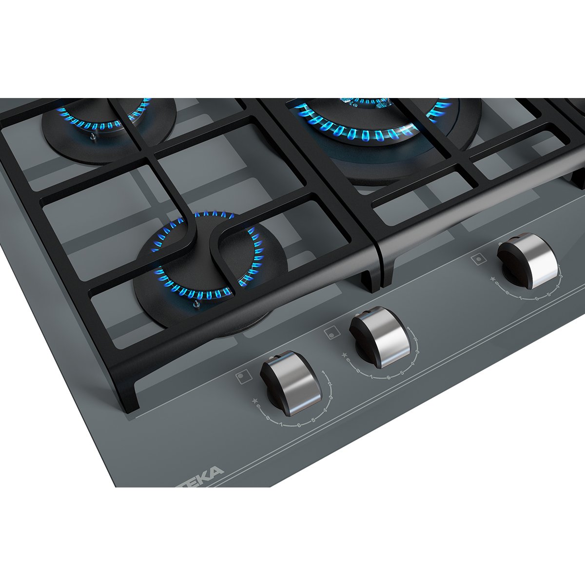 Parrilla Cristal Gas Urban Color Stone Gray Teka