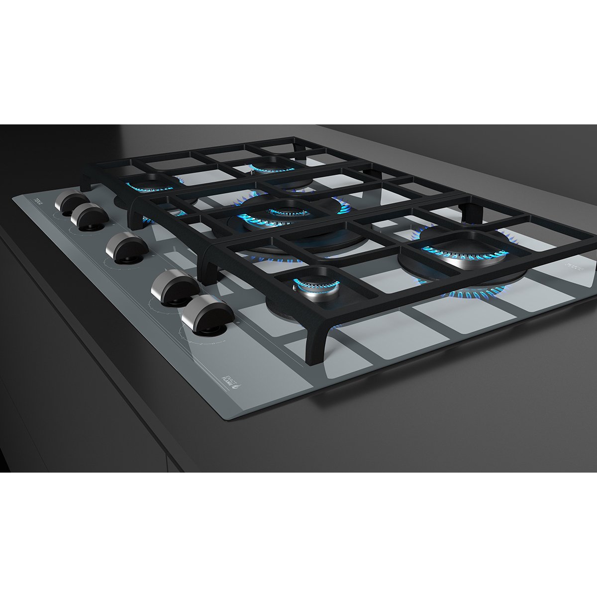 Parrilla Cristal Gas Urban Color Stone Gray Teka