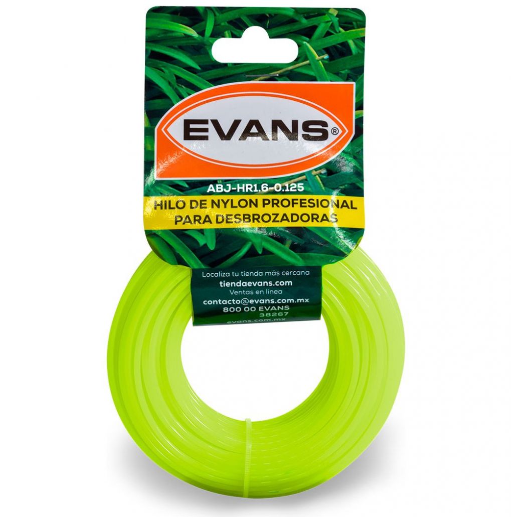 Hilo Para Desorrilladora De 1.6Mm (0.065') Diámetro Rollo Con 25 Mt Evans