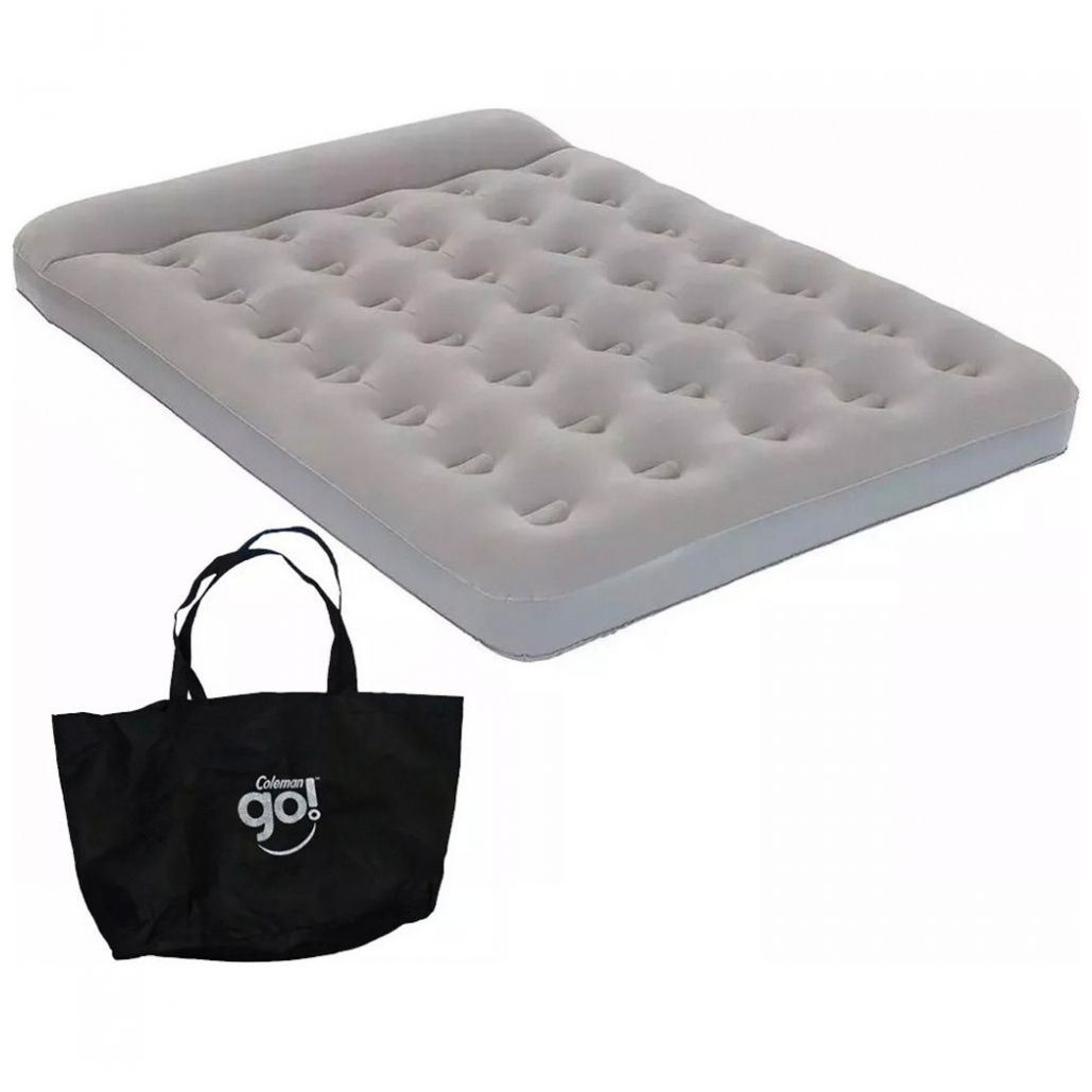 Colchon Inflable Queen con Bomba de Pie Coleman