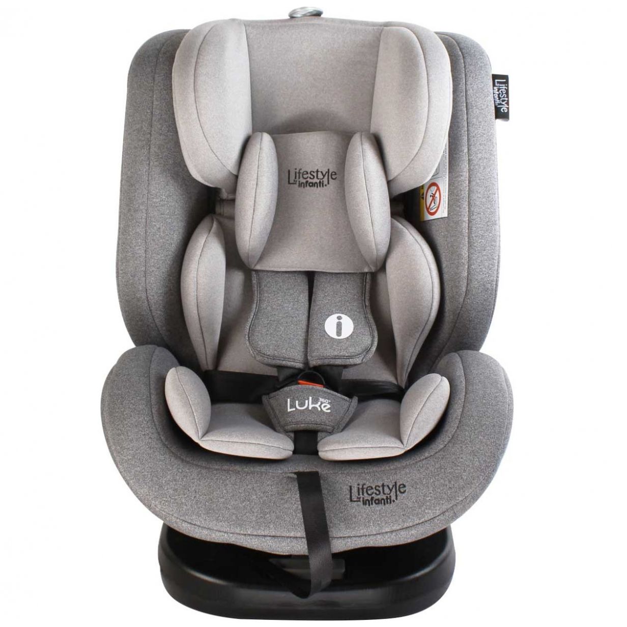 Autoasiento Luke Gris Grupo 0+,1,2,3 Isofix Infanti