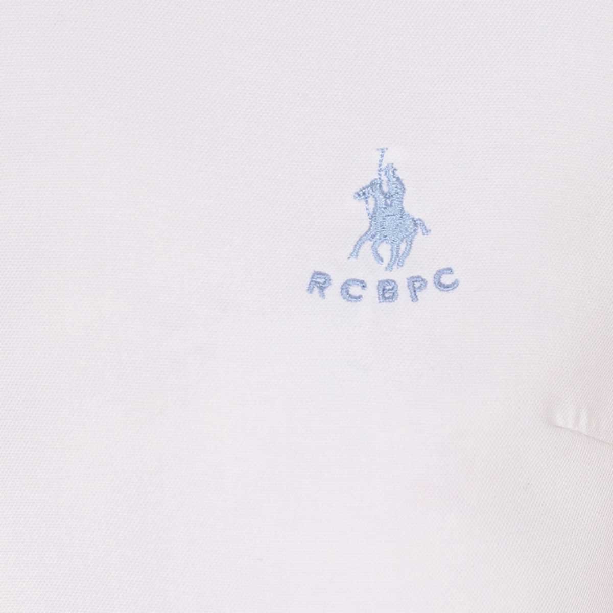 Camisa Básica Camisera Oxford Blanca Manga Larga Royal Polo Club