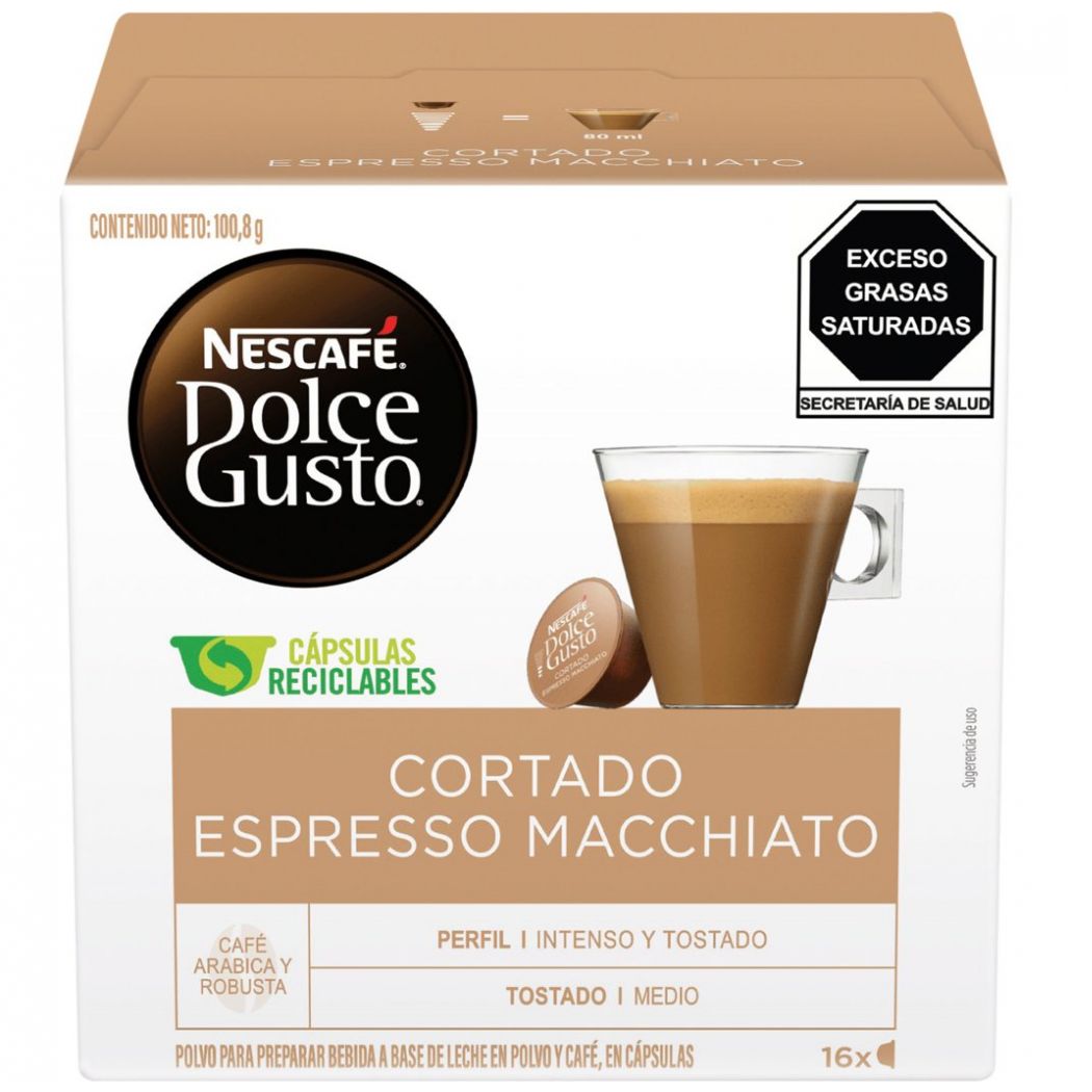 Cápsula Nescafe Dolce Gusto Cortado Espresso Macc