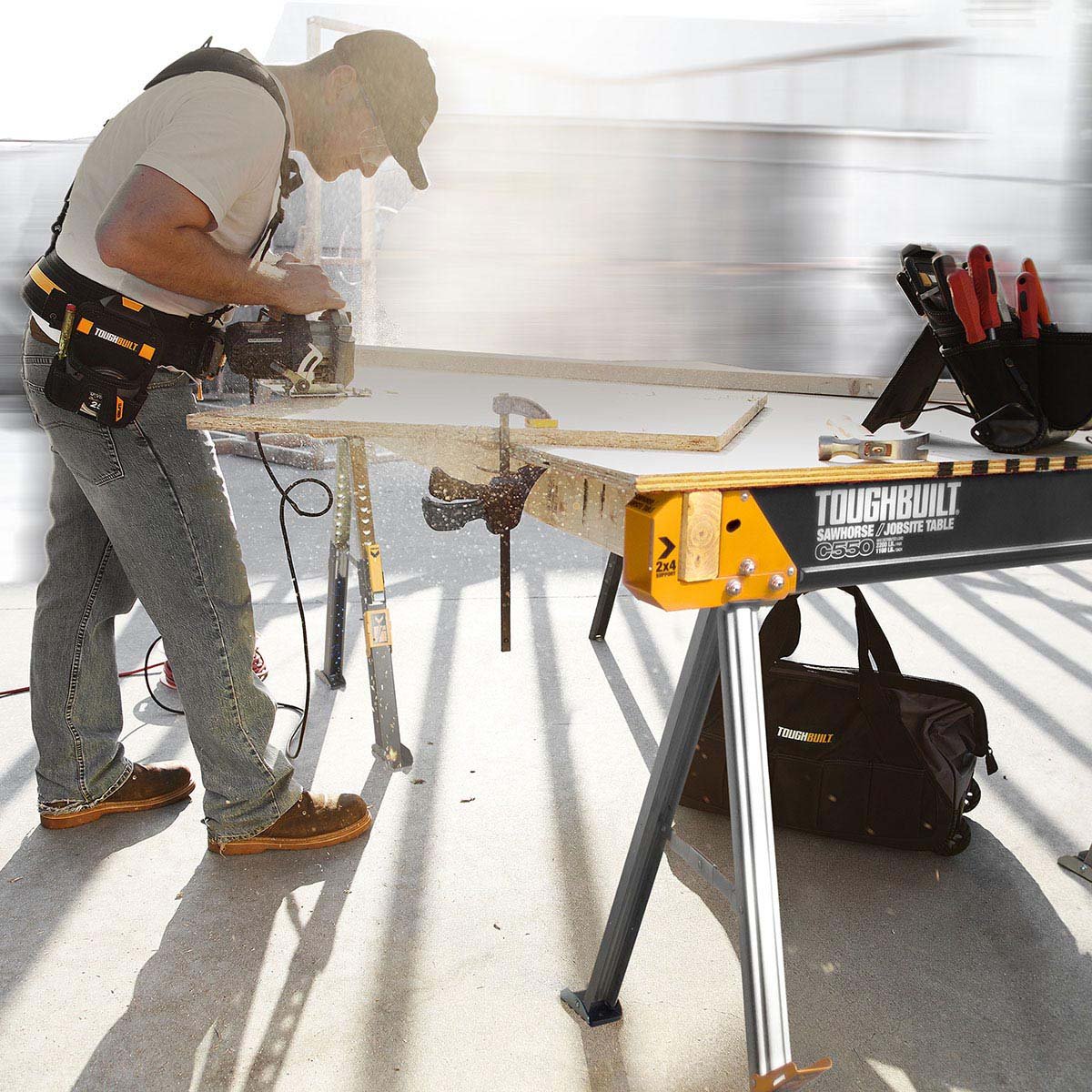 Caballete de Aserrar/ Mesa de Trabajo Portátil Toughbuilt