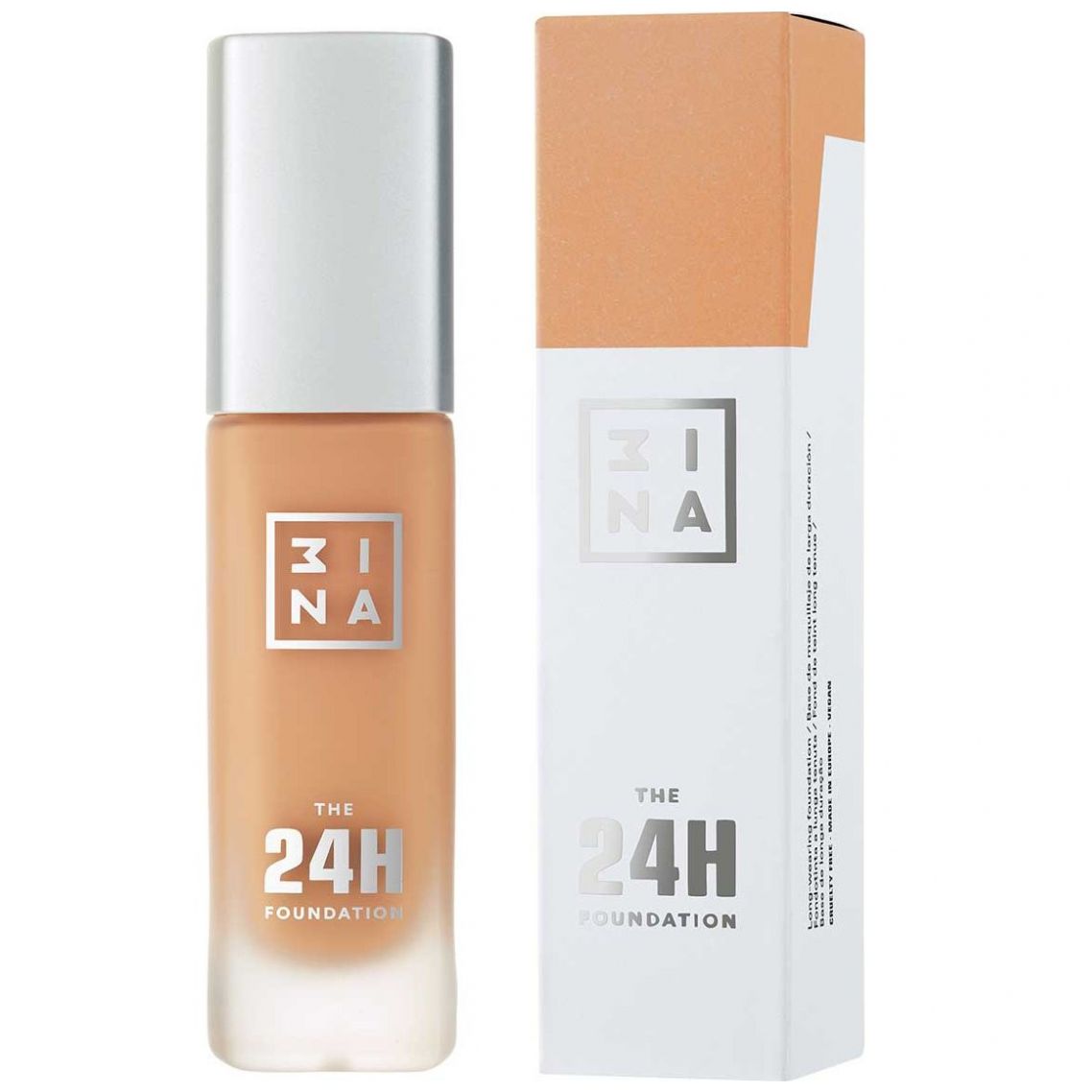 Base de Maquillaje 3Ina The 24H Foundation 606