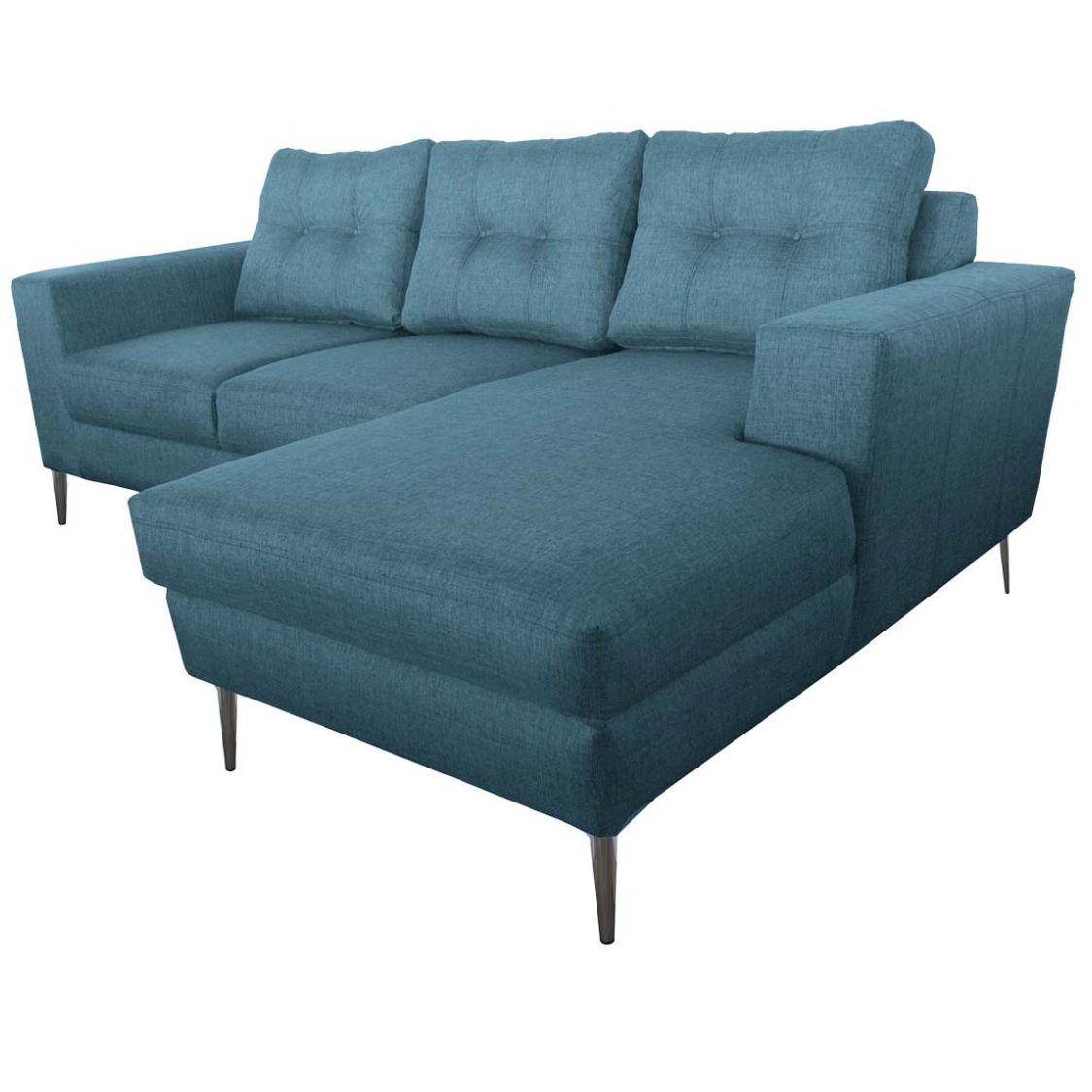 Love Seat y Chaise Pisa Turquois Divano