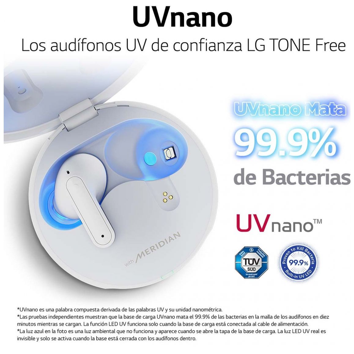Audífonos LG Tone Free Fp9W Blanco