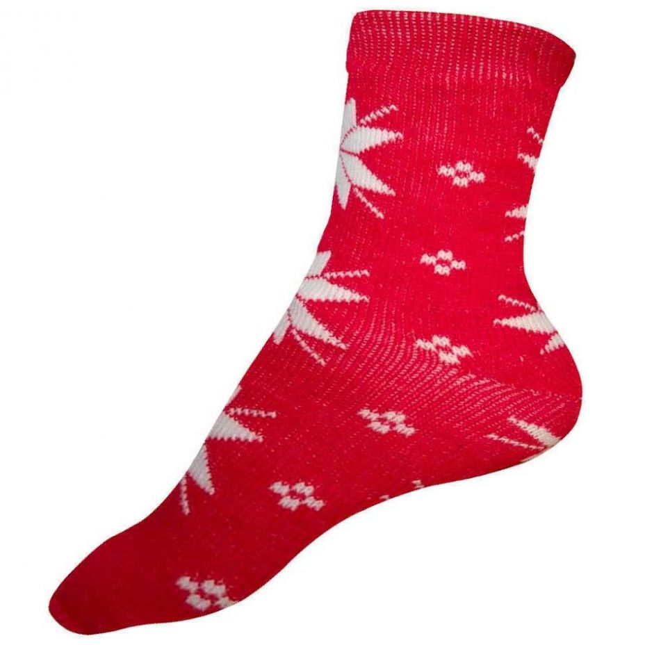 Calceta Bota Afelpada Copos Maria Intima