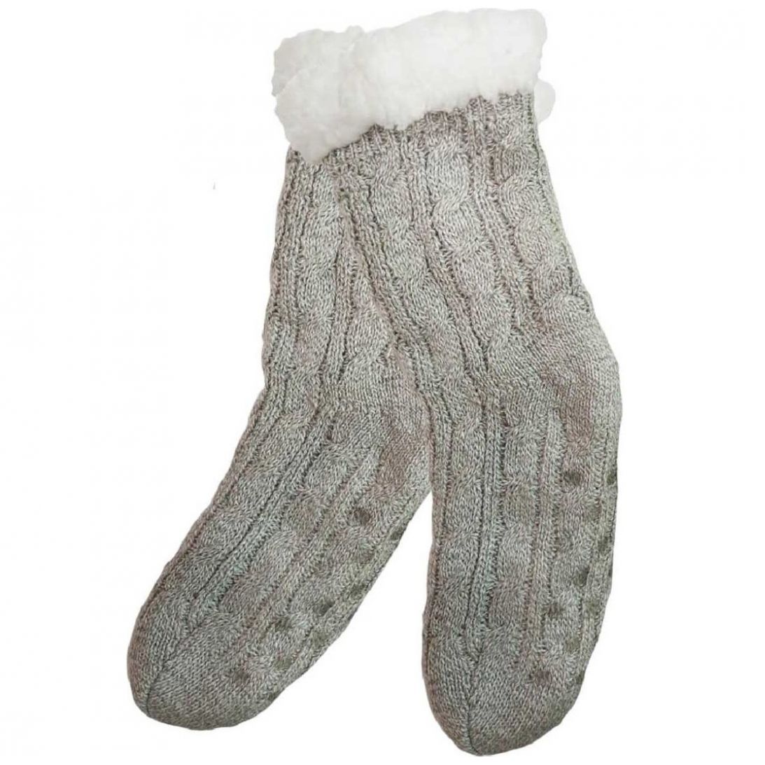 Calceta Bota Rombos 3D Interior Afelpado Maria Intima