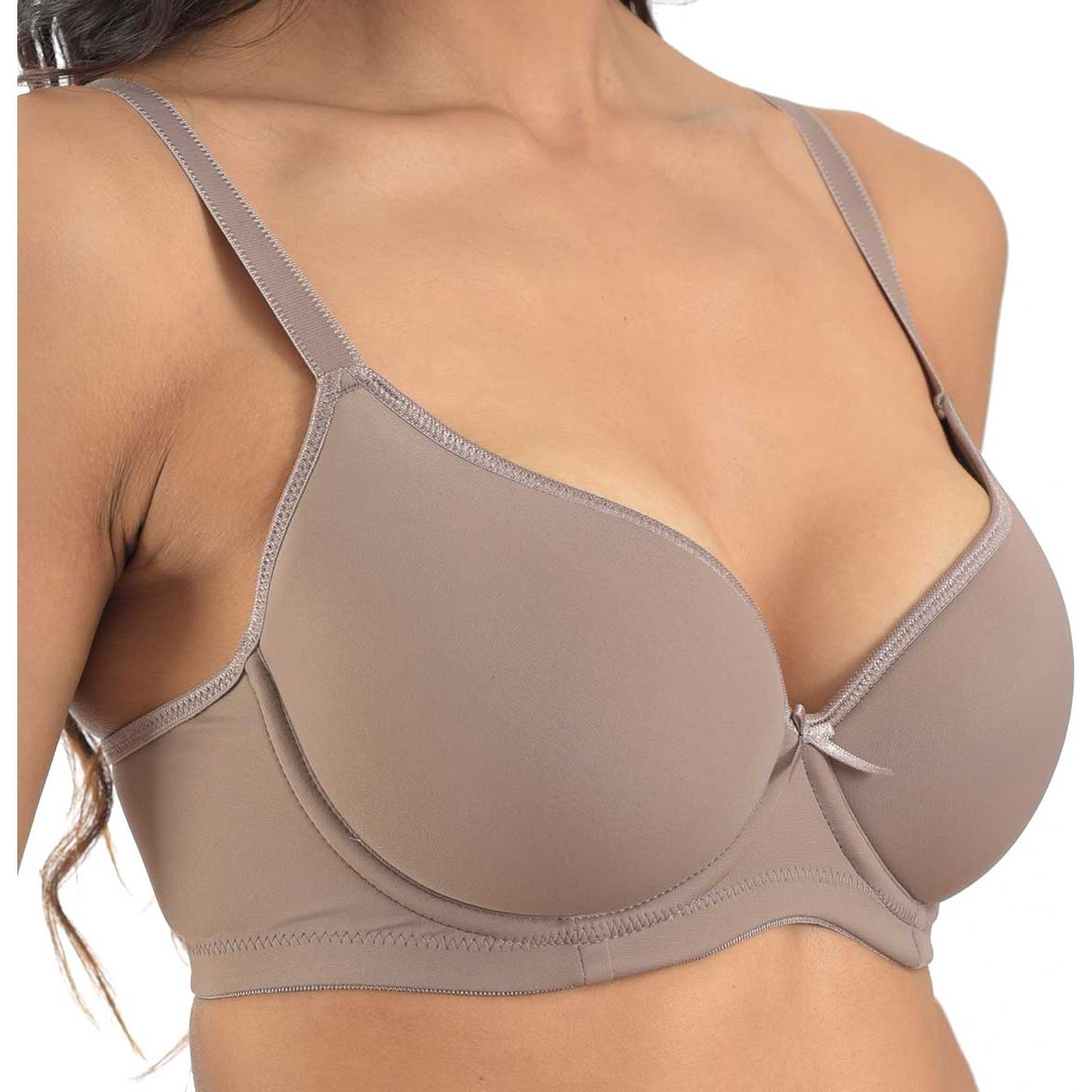 Brasier Liso Premoldeado Princess de Luxe 2095-C