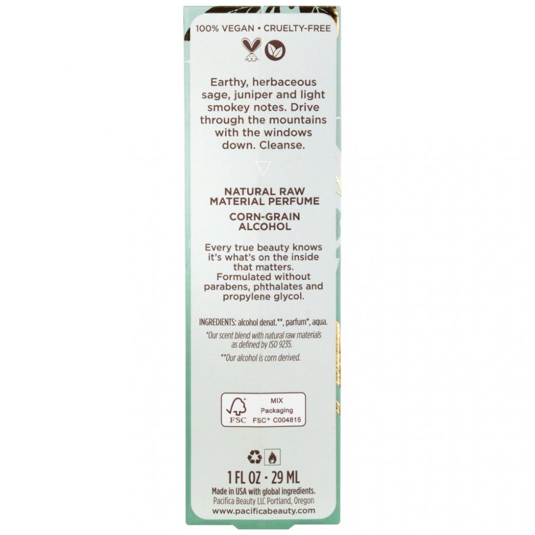 Fragancia Pacifica Sage Me Spray Perfume 29 Ml