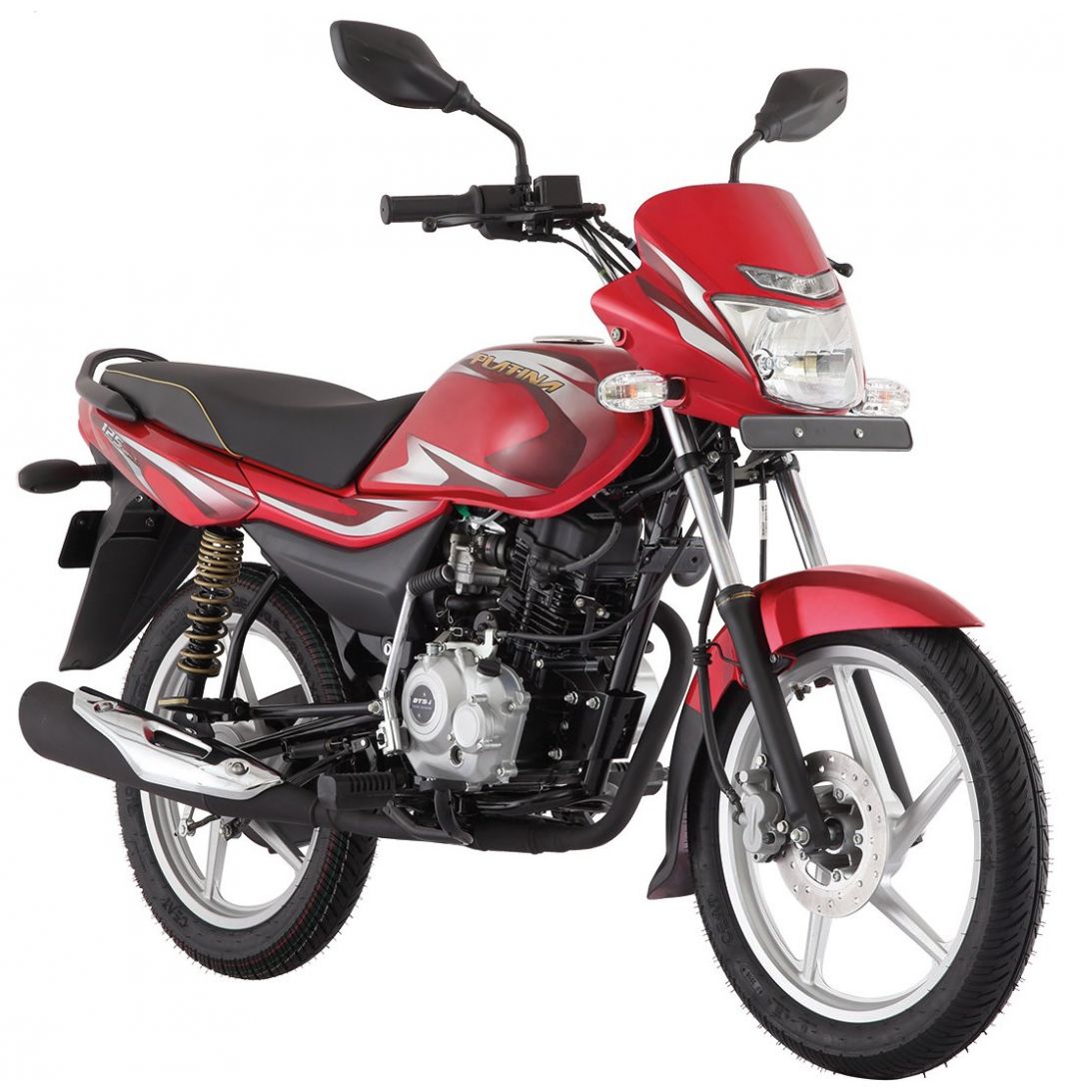 Motocicleta Platina 125 Rojo Bajaj