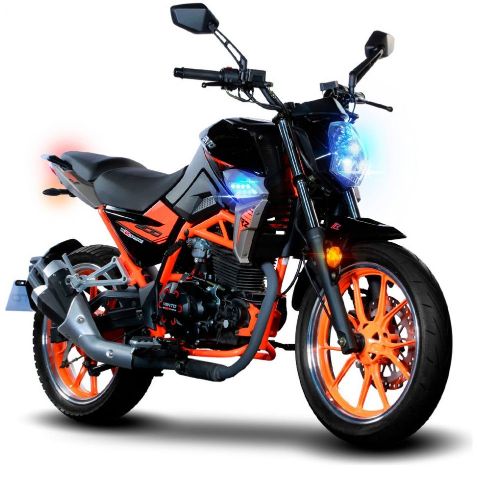 Motocicleta Nitrox 200 Naranja 2022 Vento