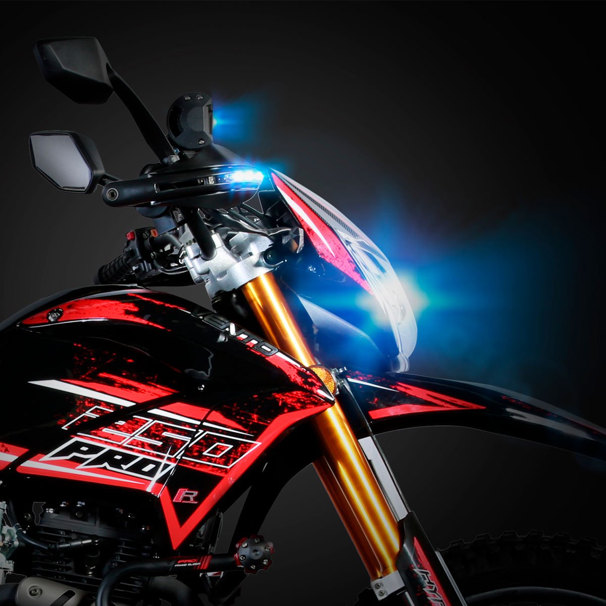 Motocicleta Crossmax 250 Pro Negro 2022 Vento