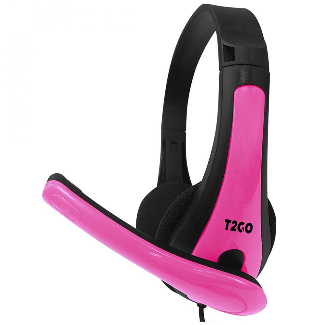 Diadema Rosa De Cómputo Con Micrófono Tech 2 Go