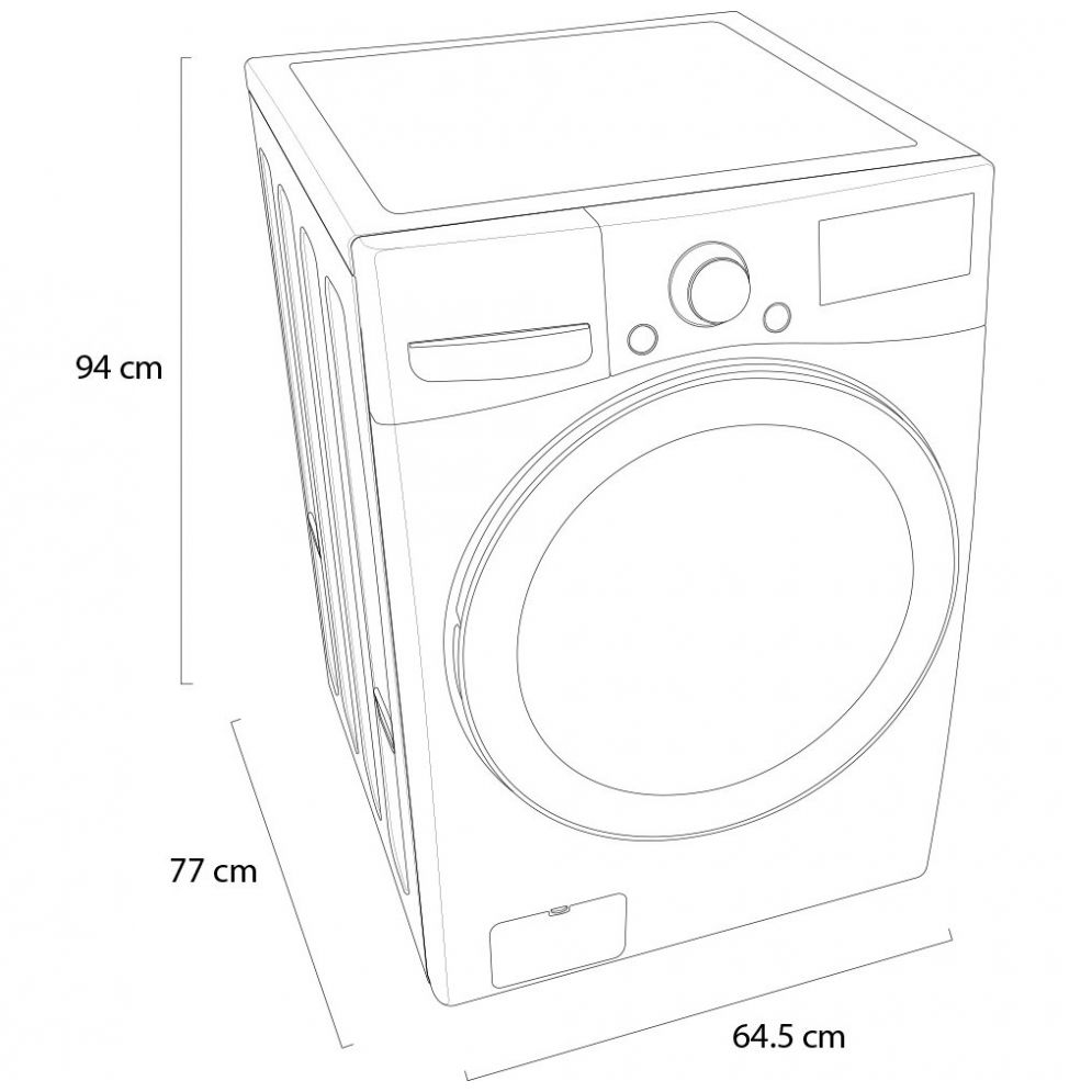 Lavasecadora Lg Carga Frontal 16Kg Wd16Sg2S6 Silver