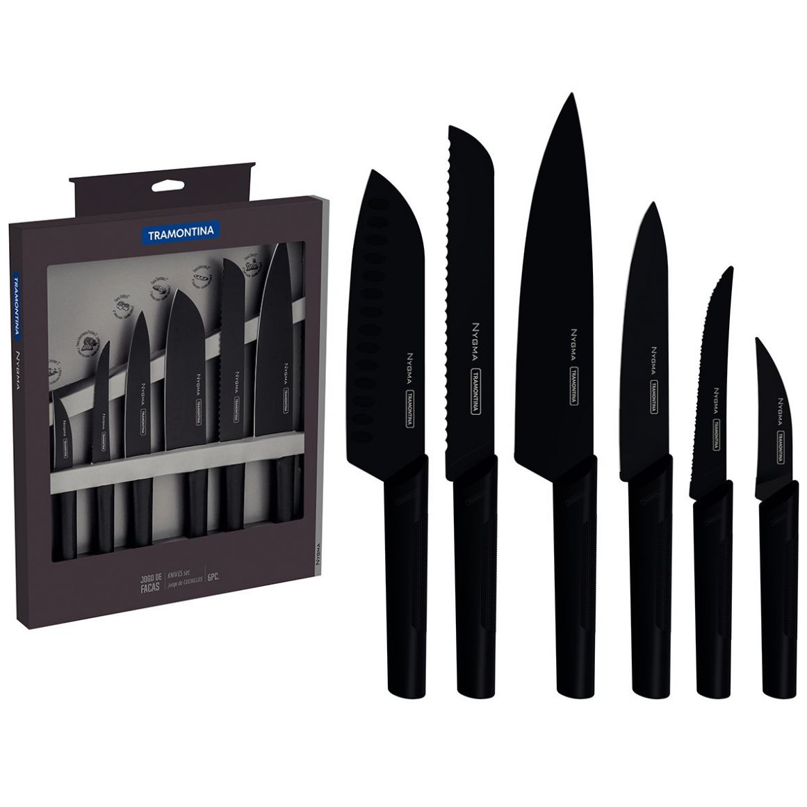 Victorinox Soporte para cuchillos Swiss Classic, 9 piezas en negro -  6.7193.9