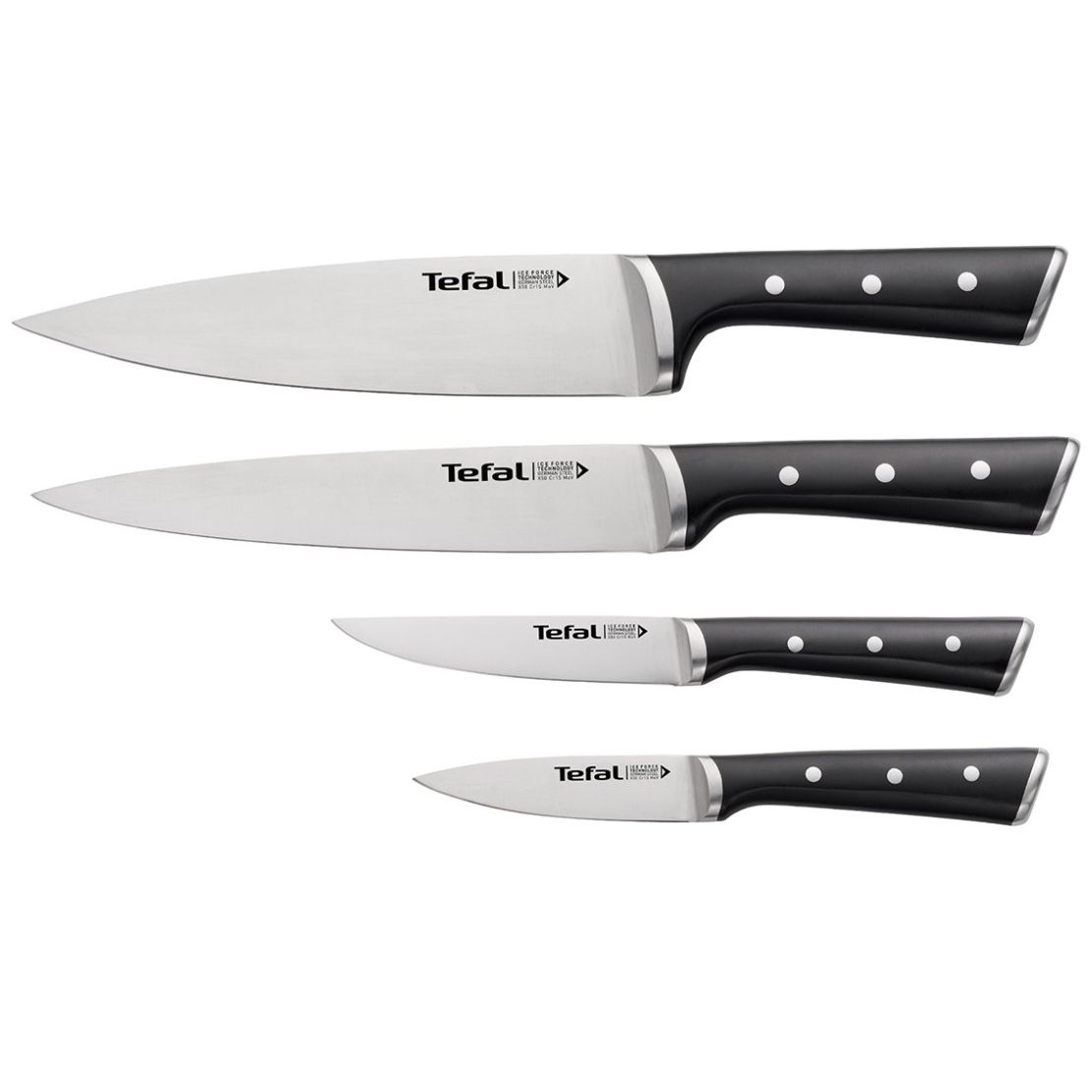 Set Cuchillos 4 Piezas Ice Force T-Fal