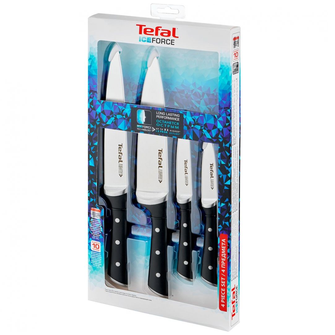 Set Cuchillos 4 Piezas Ice Force T-Fal