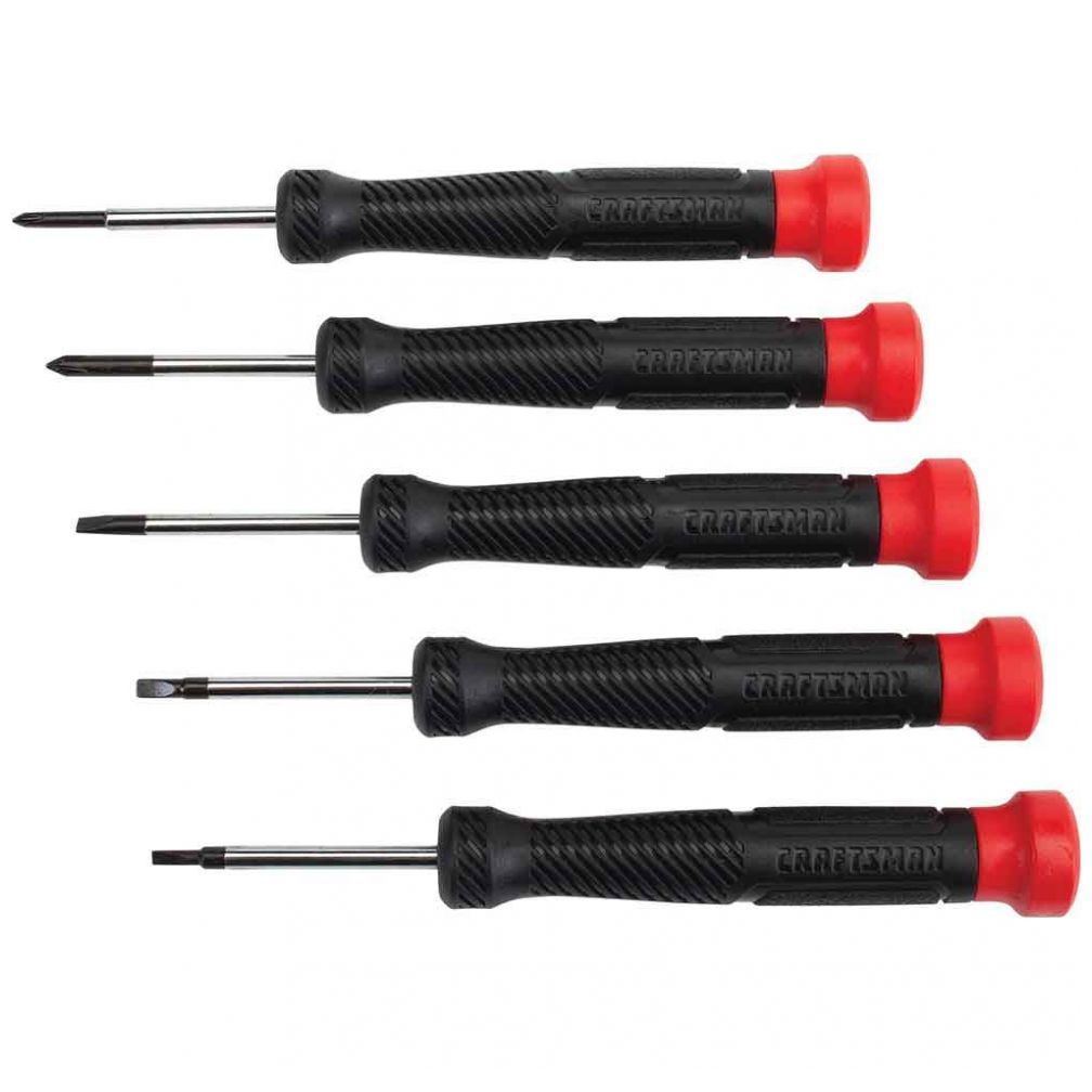 Juego de 5 Desarmadores de Precisión Bimaterial Cmht65074 Craftsman