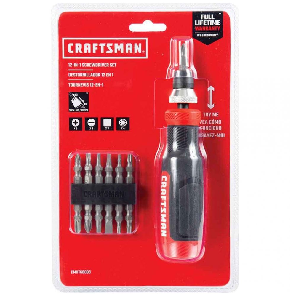 Juego de Destornilladores de Precisión 12 en 1 Cmht68003 Craftsman