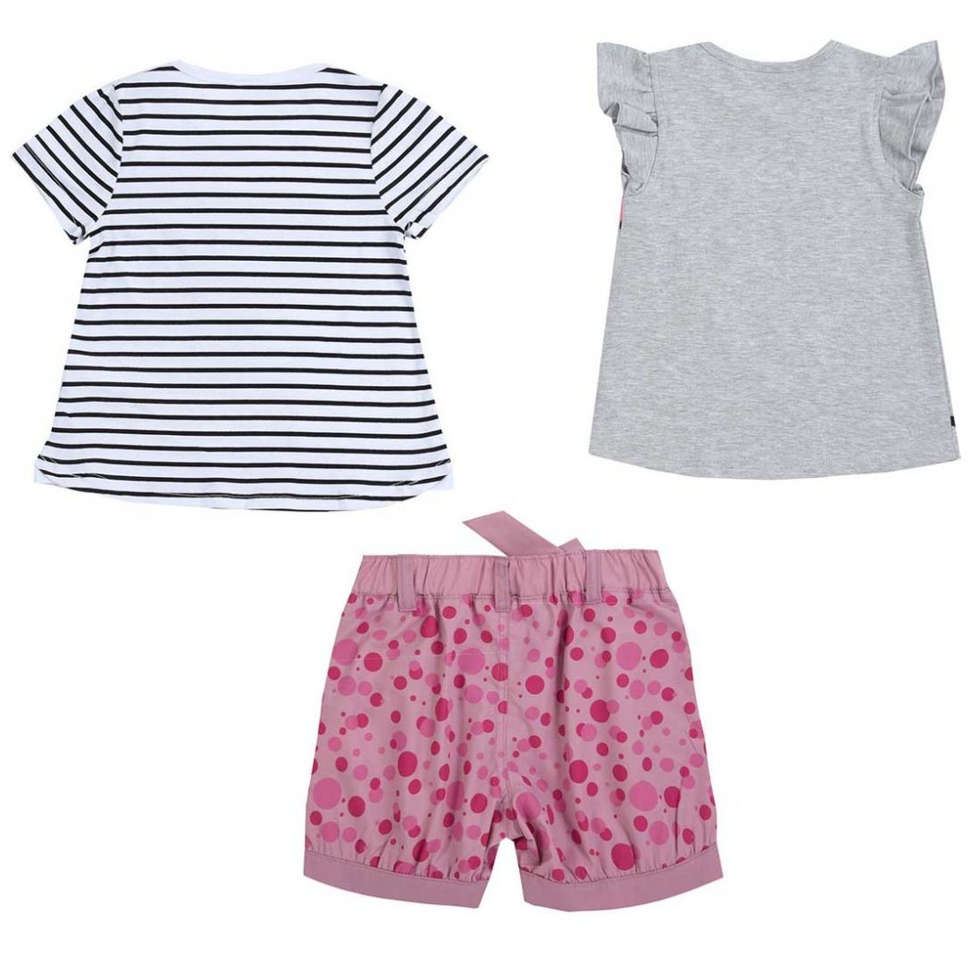 Set de 3 Piezas 2 Playeras Y Short Gabardina para Niña Snoopy