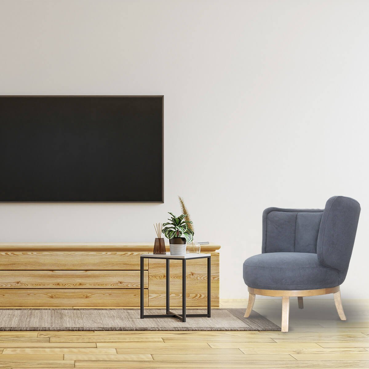 Sillón Adhara Tela Black Gaudele