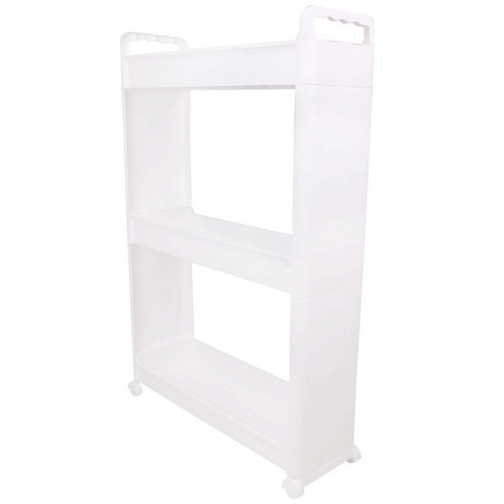 Organizador Vertical 3N con Ruedas Plástico Bco M24-Ov0003 Good & Good