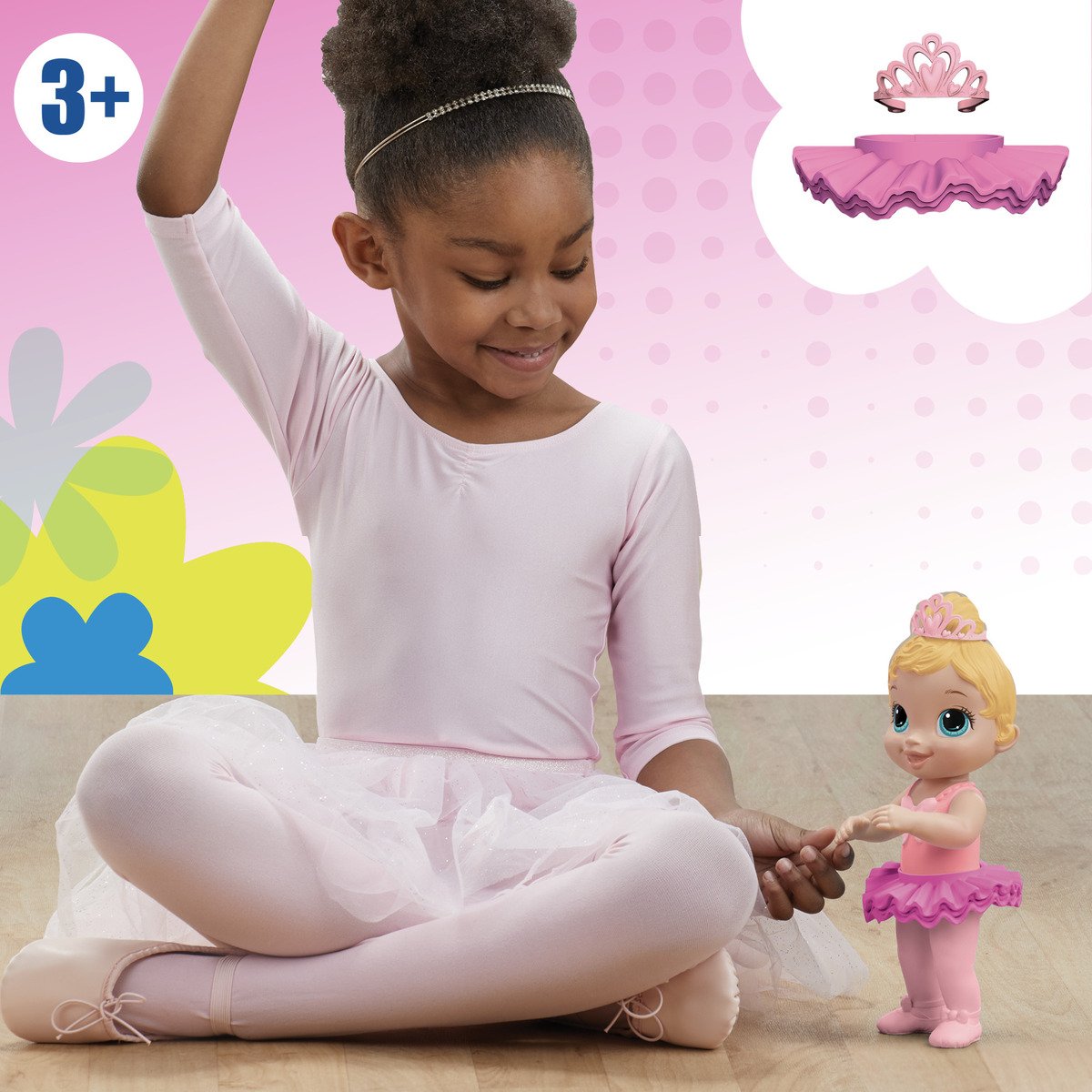 Muñeca Baby Alive Sweet Ballerina Baby Bldh Pink Baby Alive