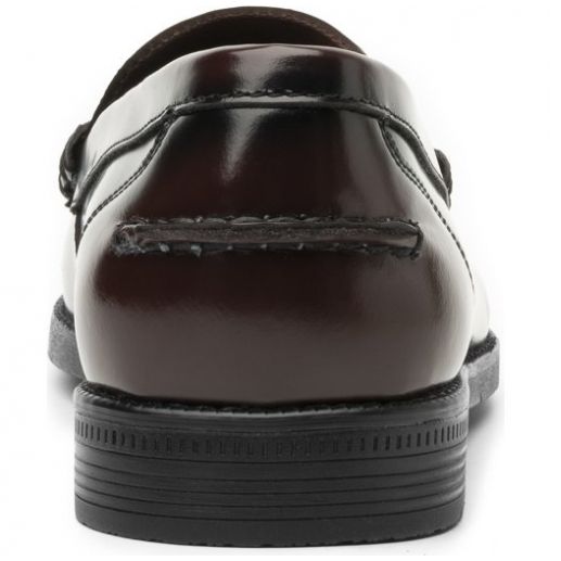 Mocasín con Antifaz Piel Vino para Hombre Quirelli