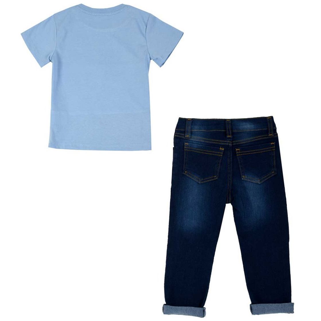 Conjunto de Playera Y Pantalón de Mezclilla  para Bebé Modelo 1220-4 Being 2 Nice