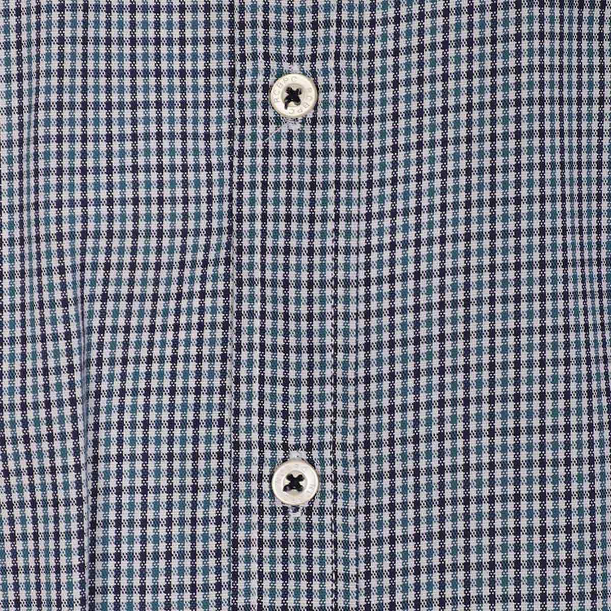 Camisa Manga Larga Cas Cuadros Verde Rcb Polo Club P11102 para Hombre