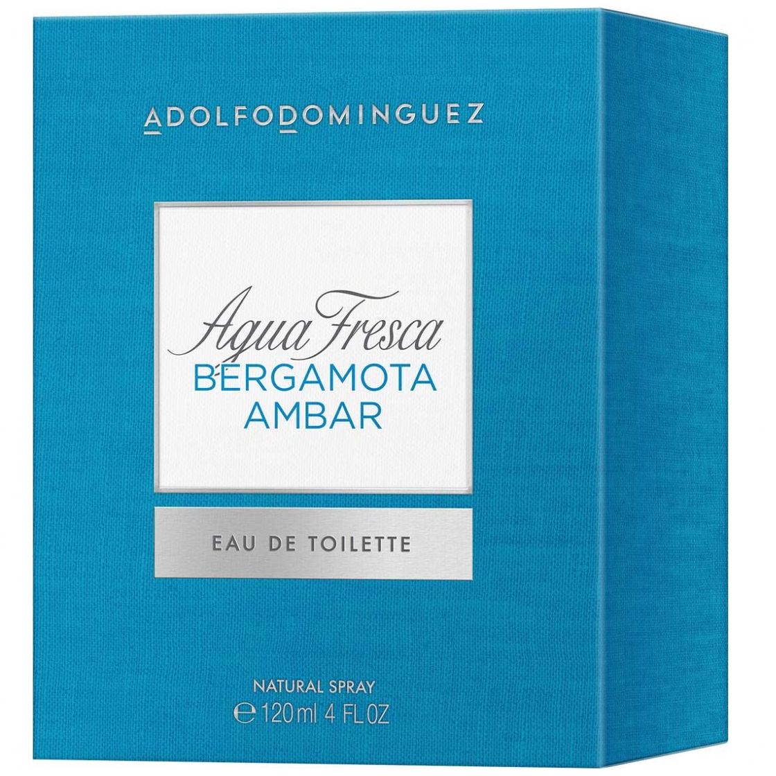 Adolfo Dominguez Agua Fresa Bergamota Ambar Edt 120Ml Perfume para Hombre