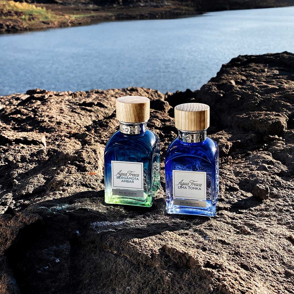 Adolfo Dominguez Agua Fresa Bergamota Ambar Edt 120Ml Perfume para Hombre