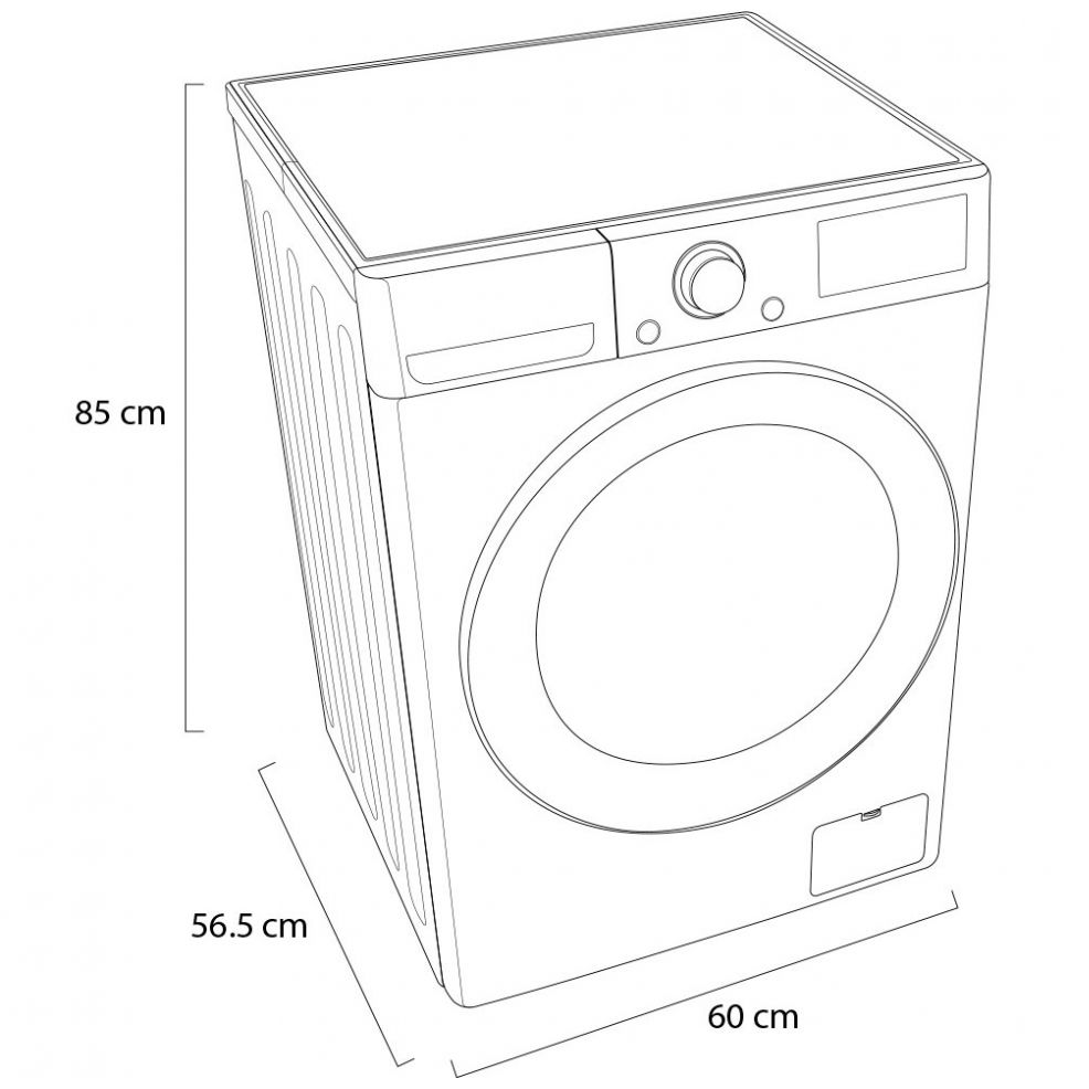 Lavasecadora Lg Carga Frontal 12Kg Wd12Wvc4S6 Blanca