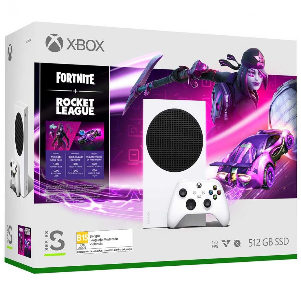 Consola Xbox Series S 512Gb Fortnite & Rocket League