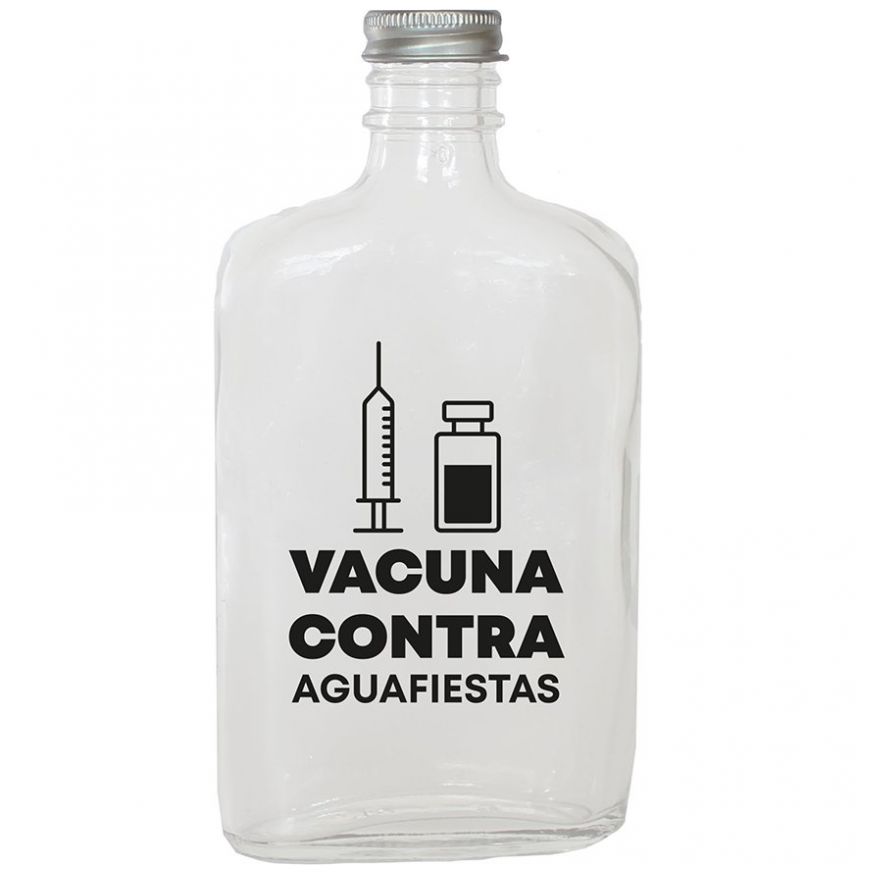 Pachita de Vidrio Vacuna Contra Aguafiestas Unique Art