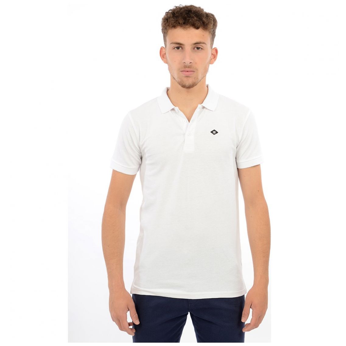 Playera Polo Pique Lisa Modelo Elo 1210601 B Jabato para Hombre