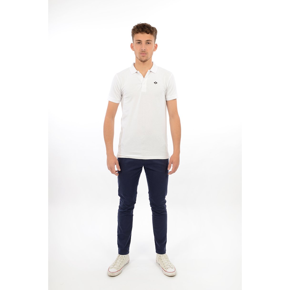Playera Polo Pique Lisa Modelo Elo 1210601 B Jabato para Hombre
